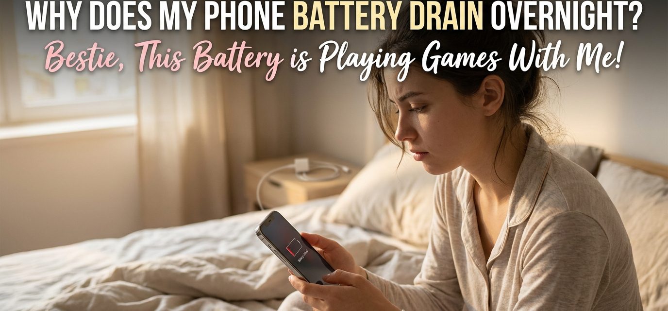 Why Does My Phone Battery Drain Overnight? Bestie, This Battery is Playing Games With Me!